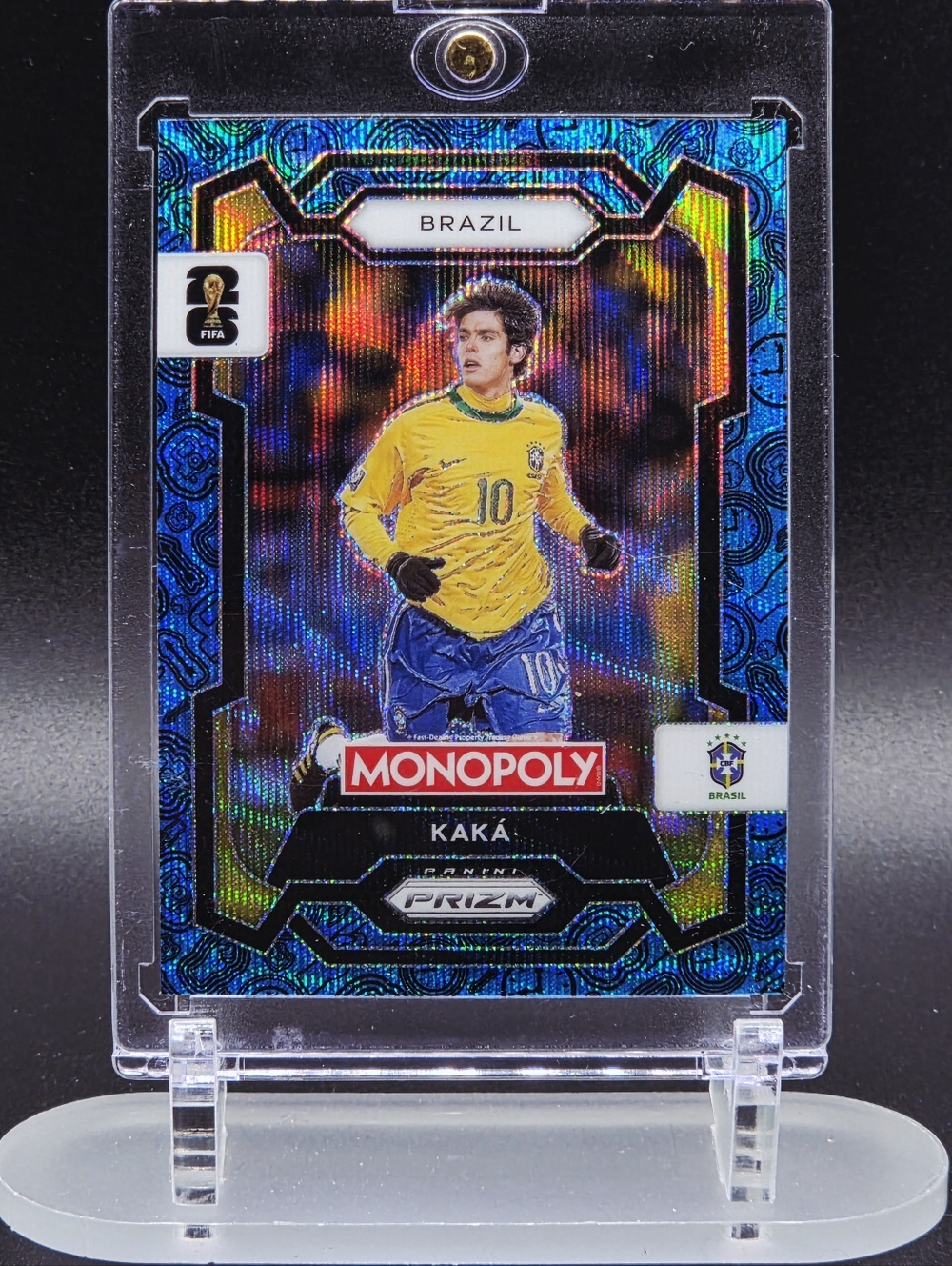 Kaká 2022 Panini Monopoly Prizm – Brazil  Striking holographic Prizm